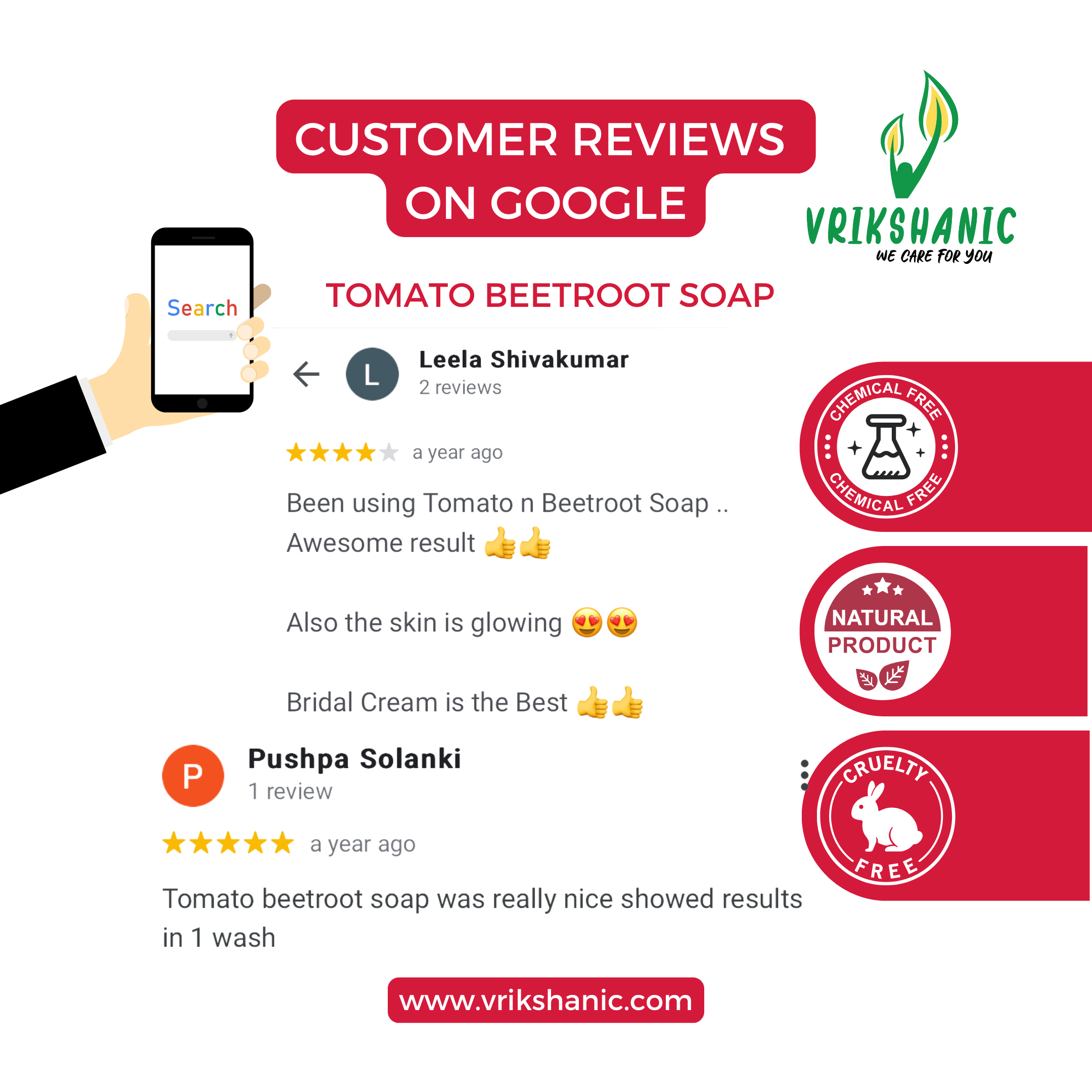 Tomato & Beetroot Soap