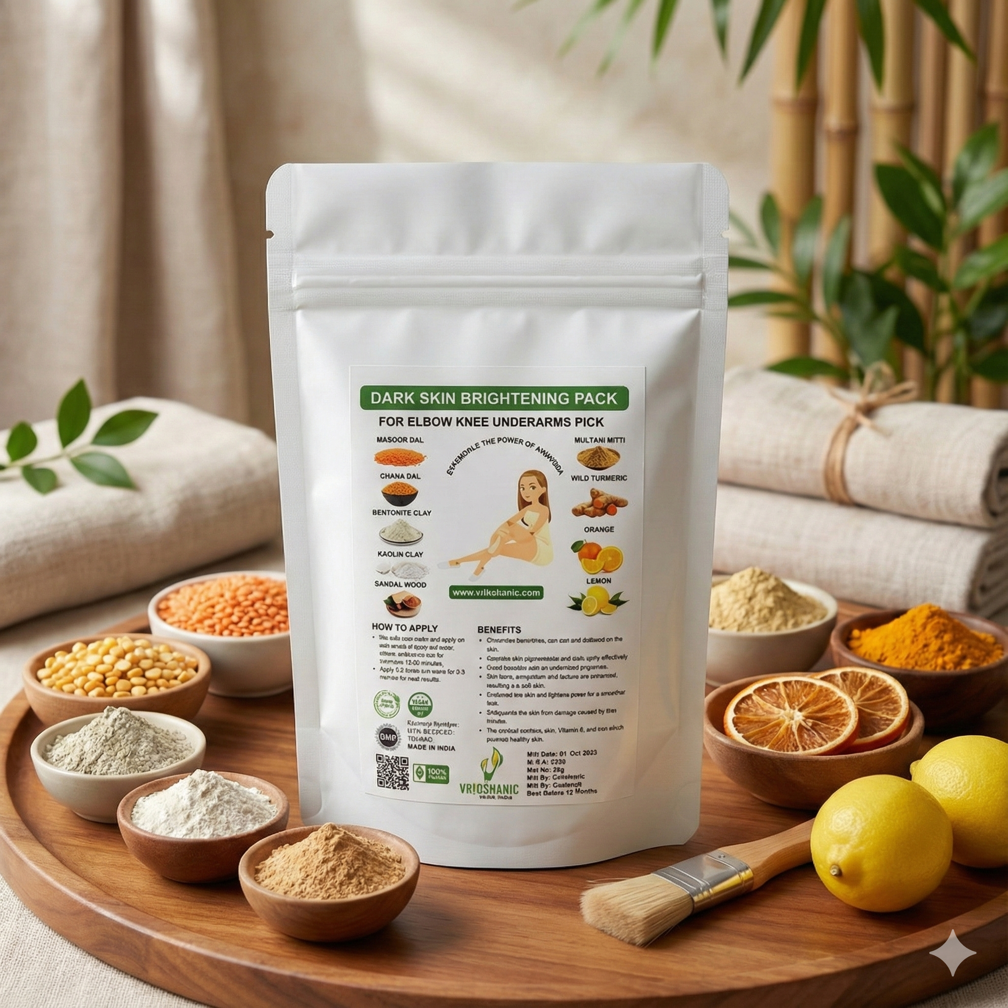 Dark Skin Brightening Pack