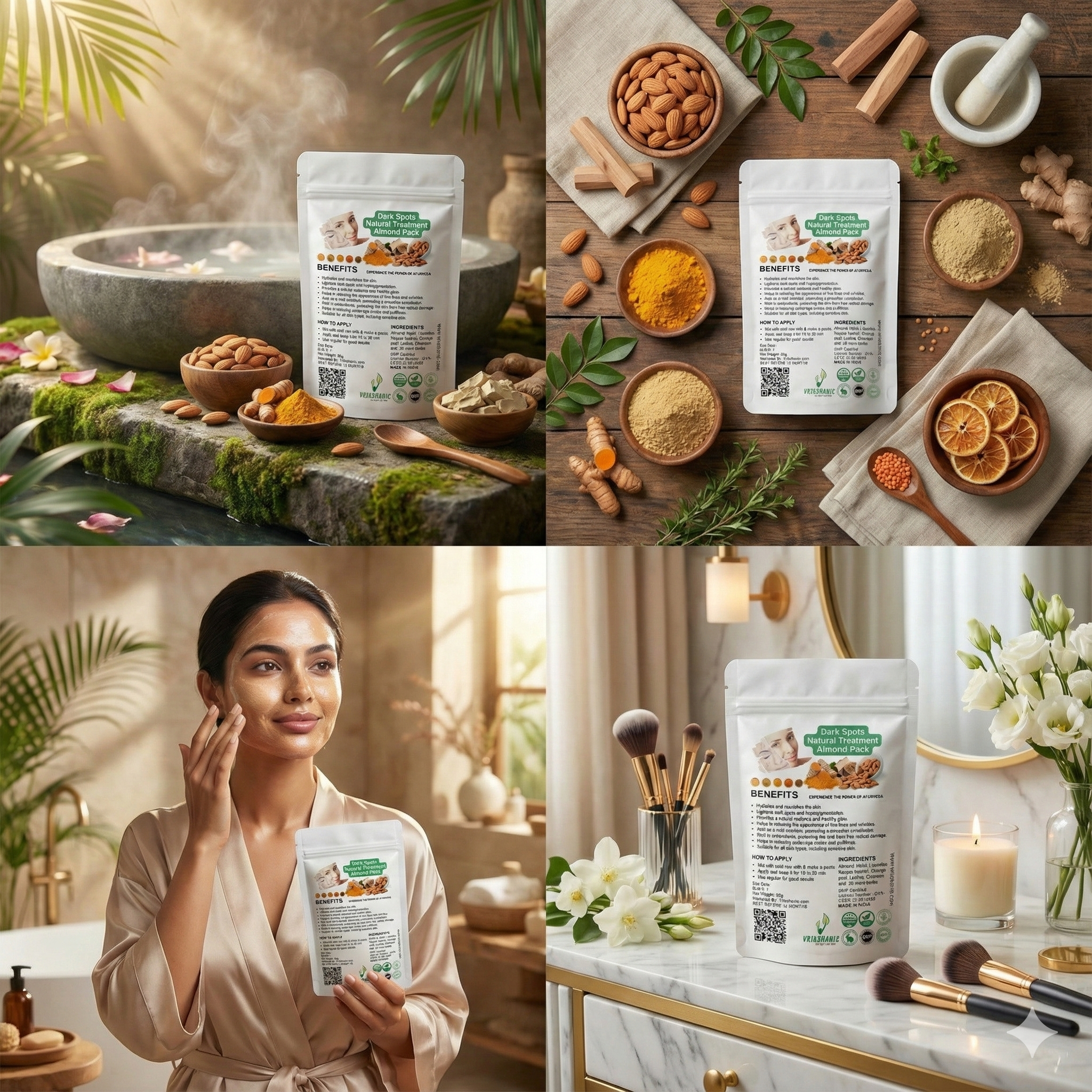 Dark Spots Natural Treatment Almond Pack - Vrikshanic