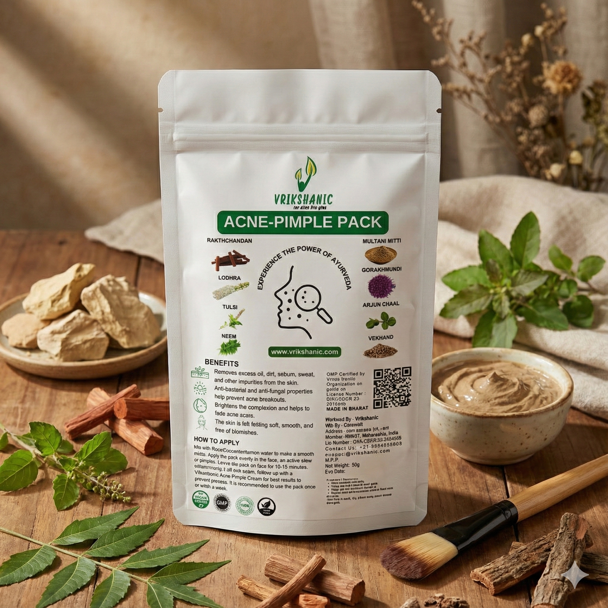 ACNE PIMPLE PACK - Vrikshanic