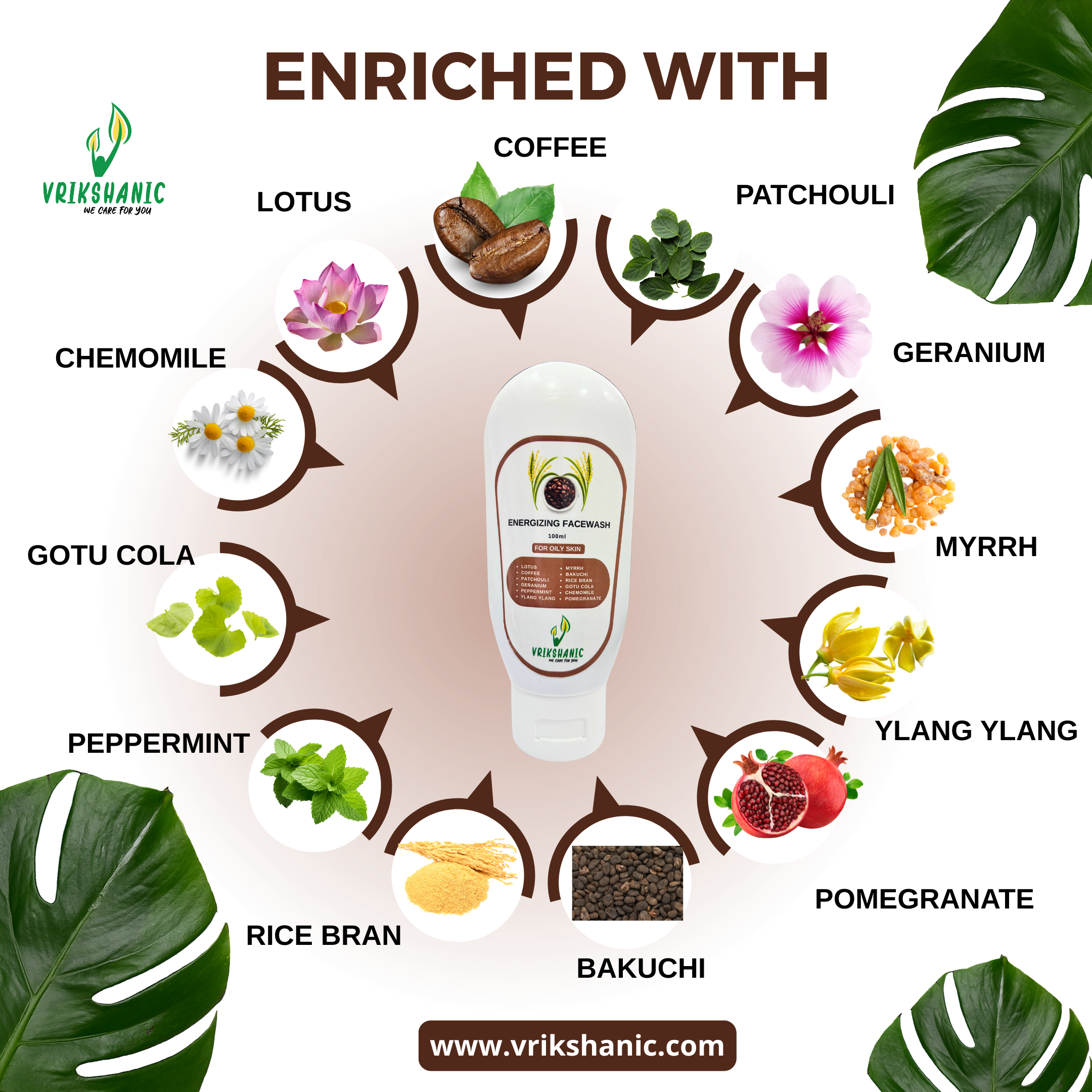 Raw Coffee Rice Bran Facewash