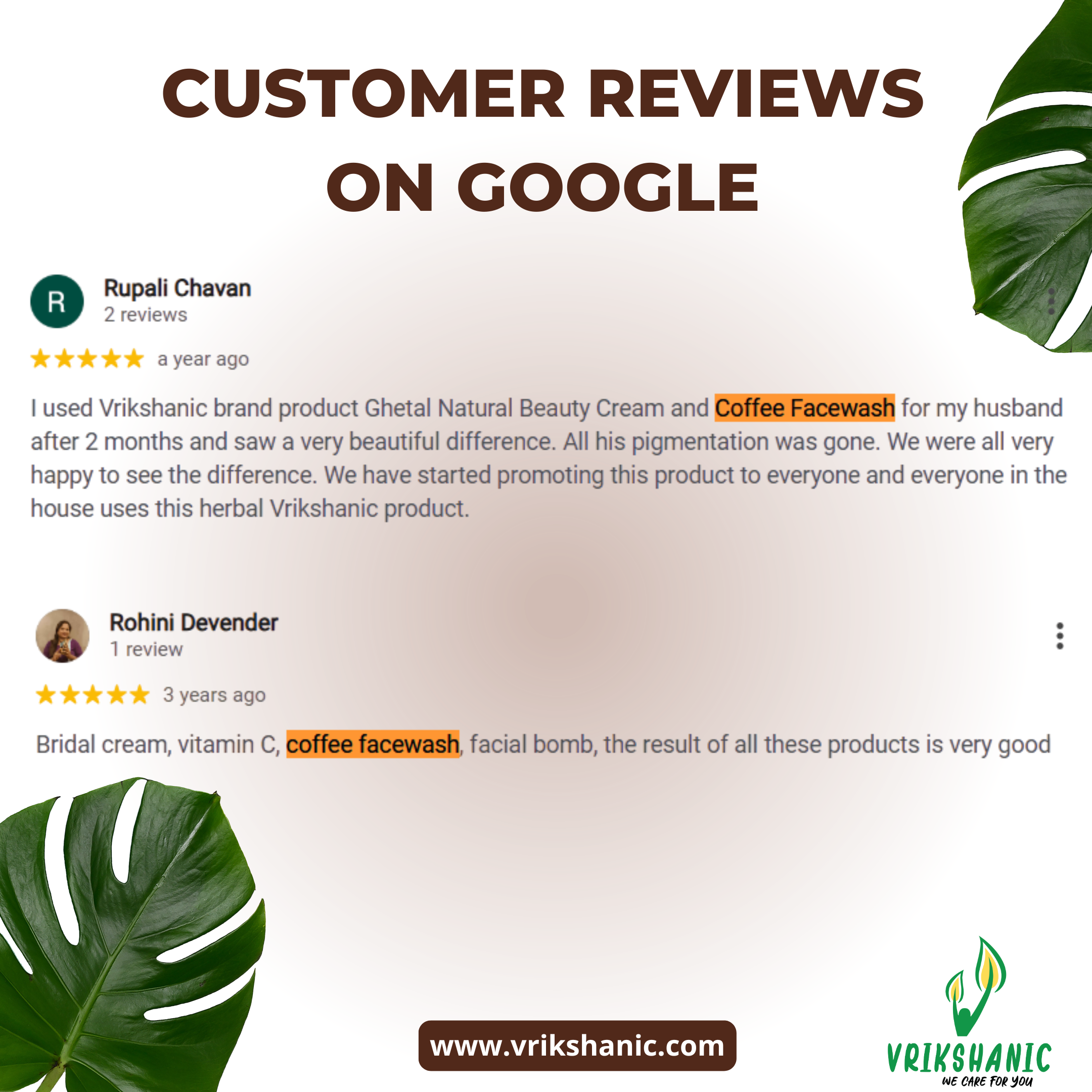 Raw Coffee Rice Bran Facewash