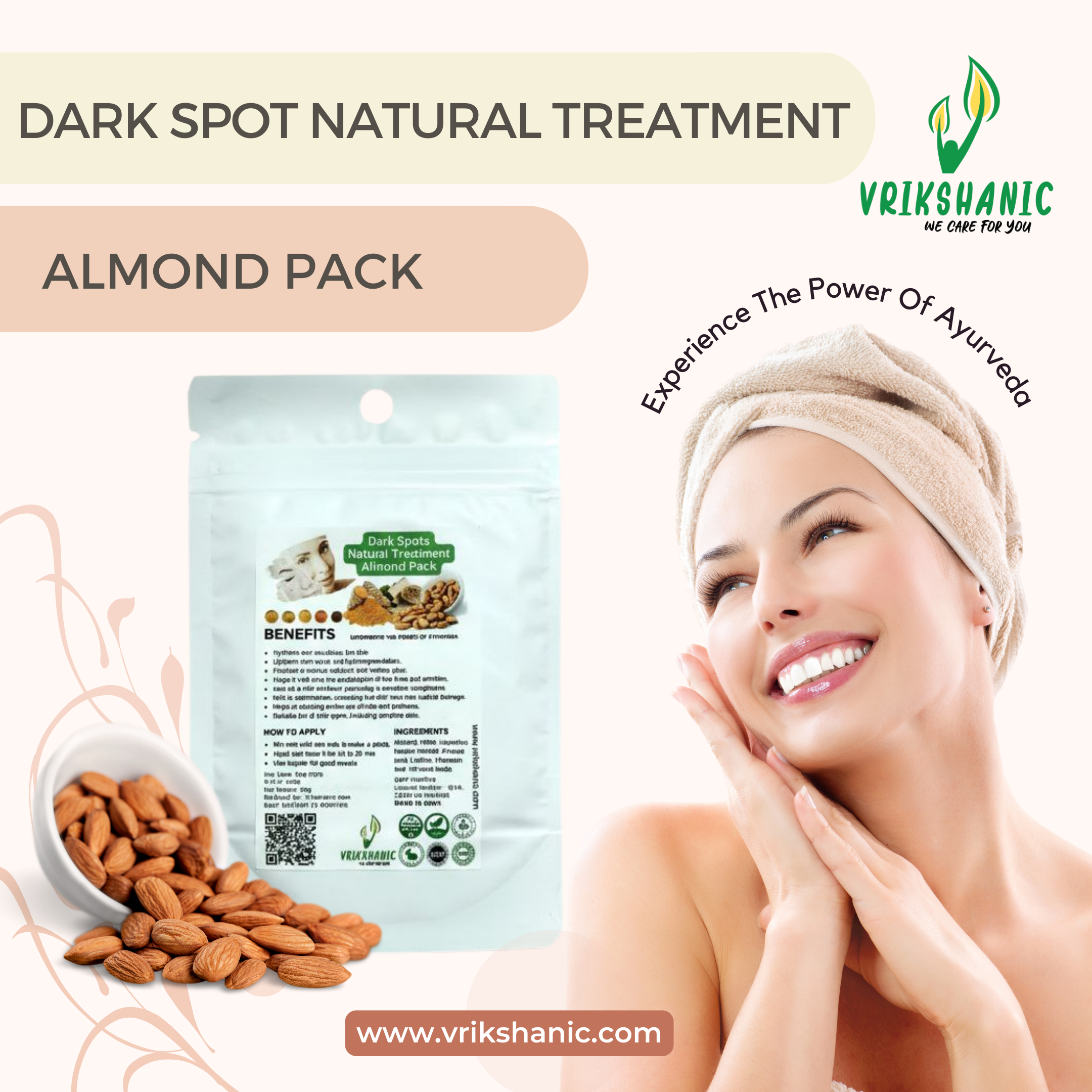 Dark Spots Natural Treatment Almond Pack
