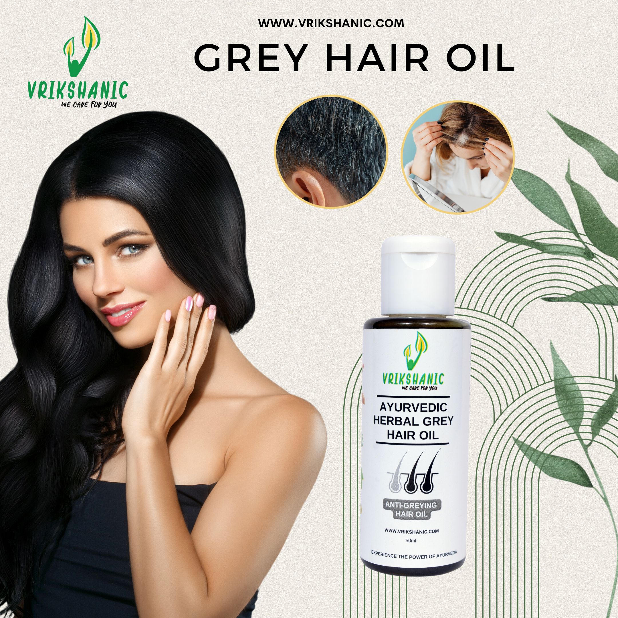 Ayurvedic Herbal Grey Hair Oil