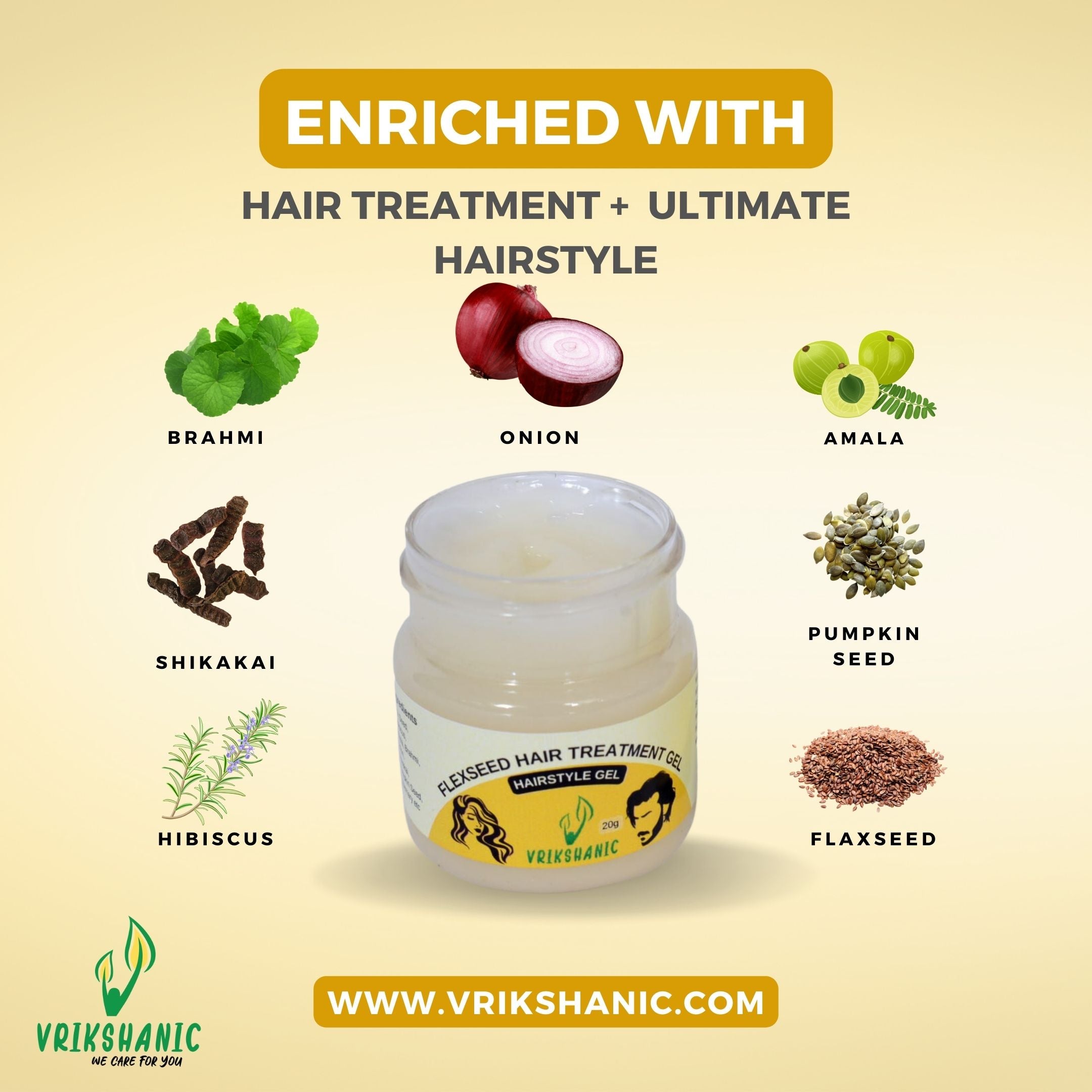 FLAXSEED HAIR TREATMENT GEL