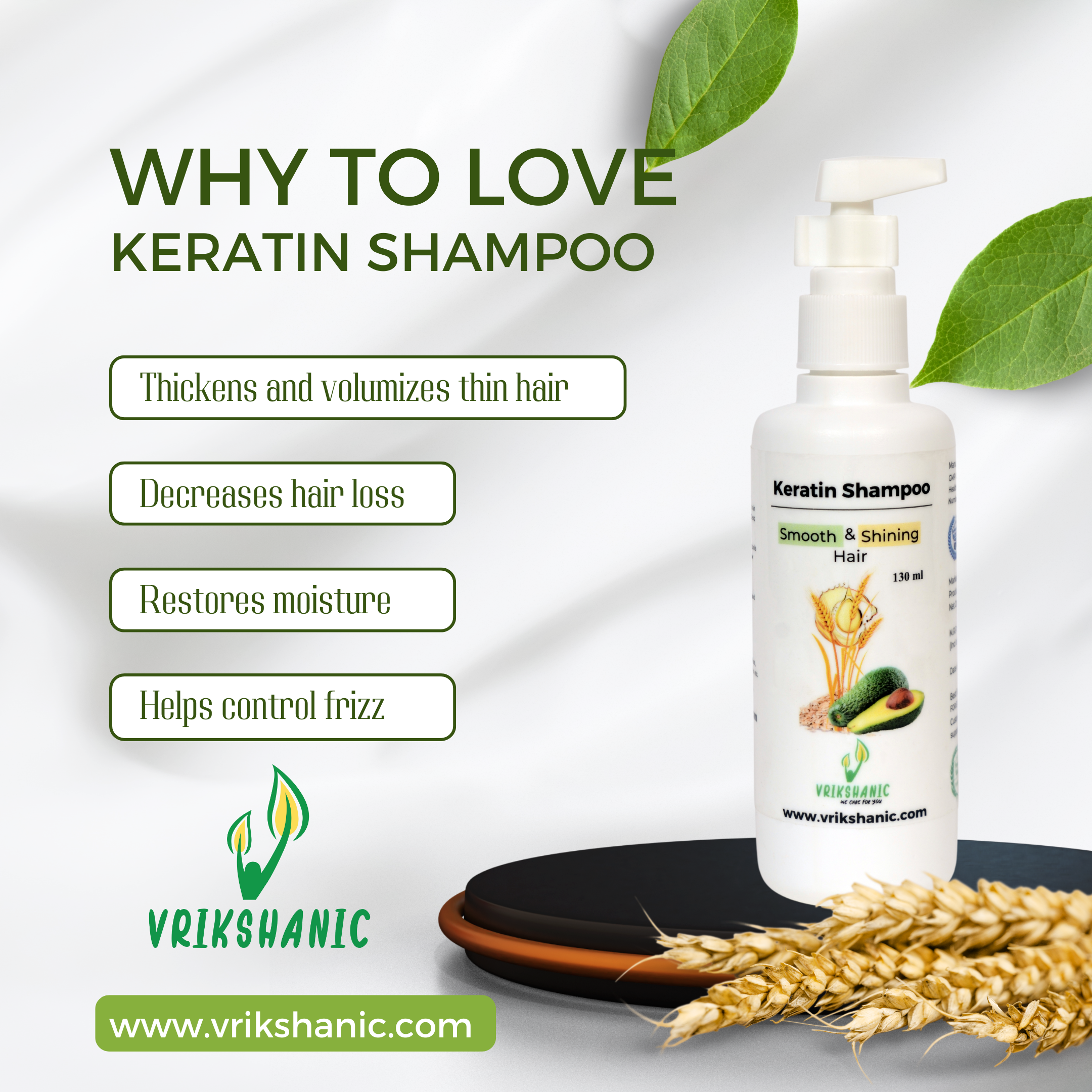 Keratin Smooth & Straight Hair Shampoo