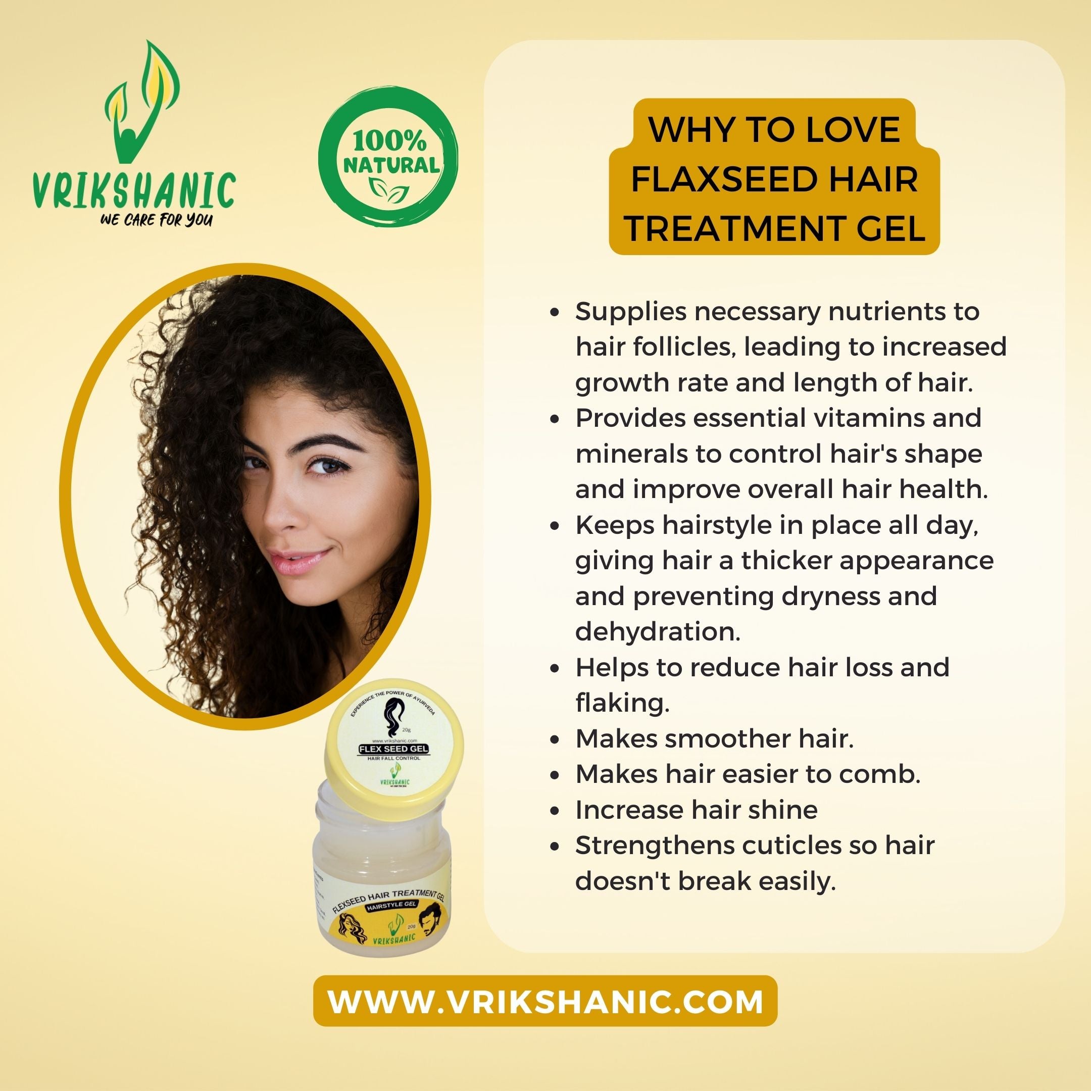 FLAXSEED HAIR TREATMENT GEL