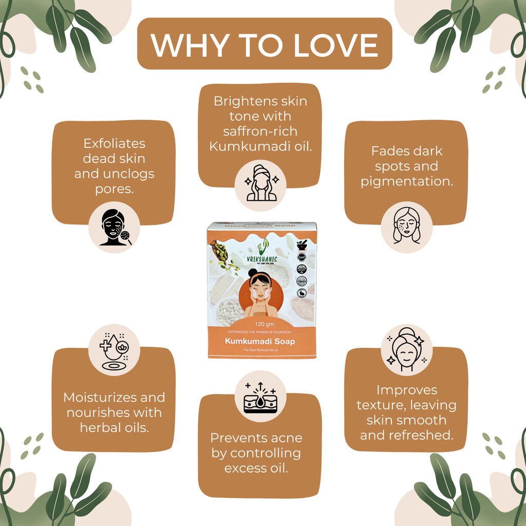 Kumkumadi Spot Removal Scrub Soap