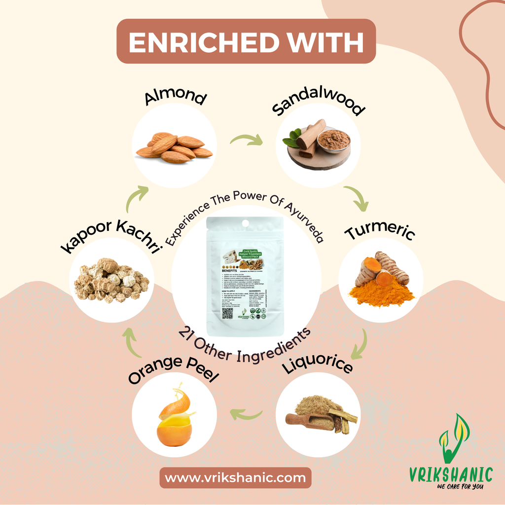 Dark Spots Natural Treatment Almond Pack