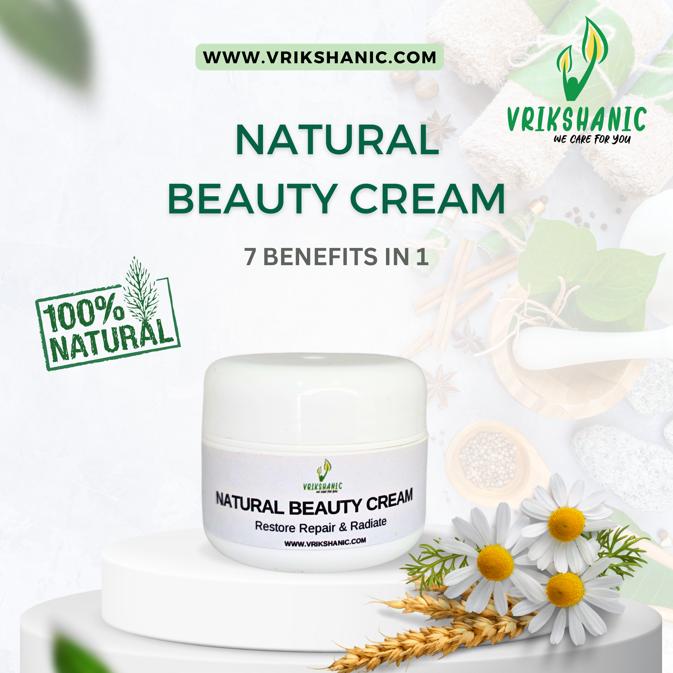 Natural Beauty Cream