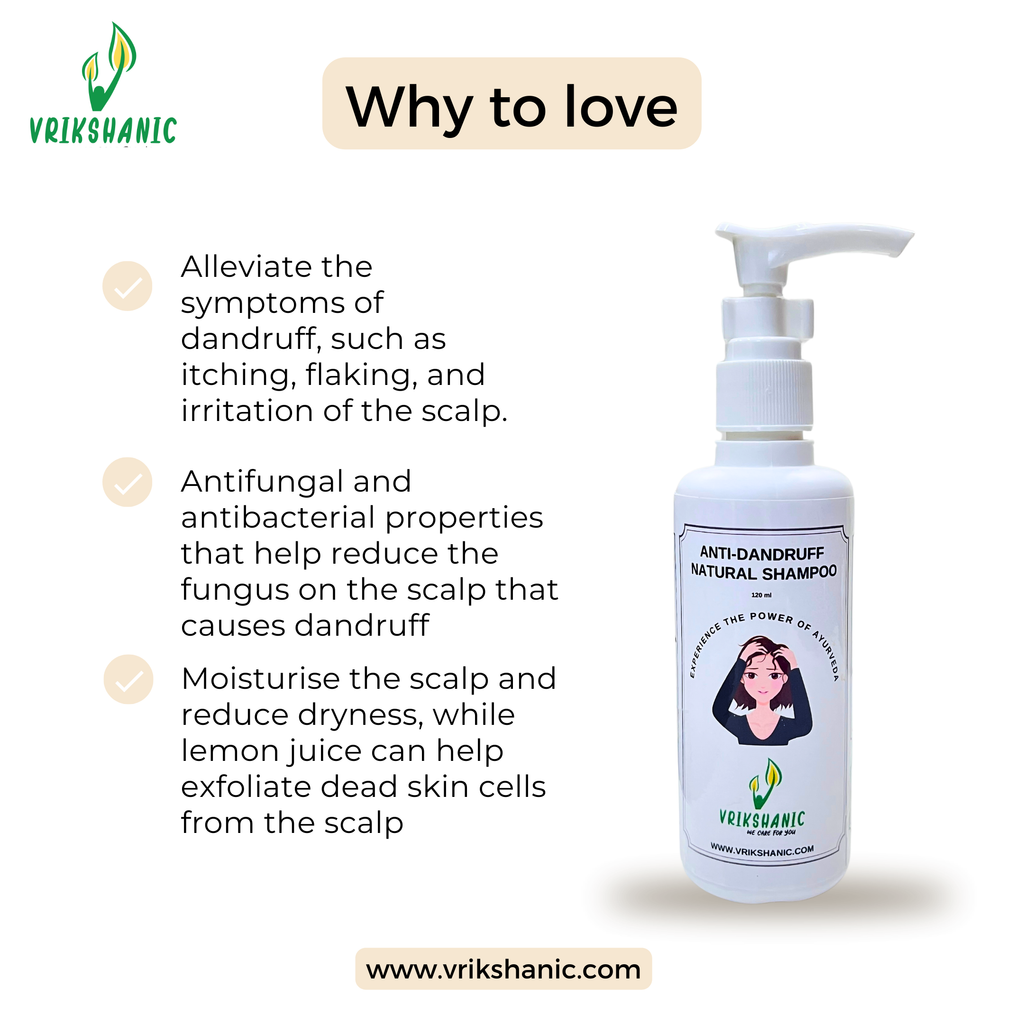 Anti-Dandruff Natural Shampoo
