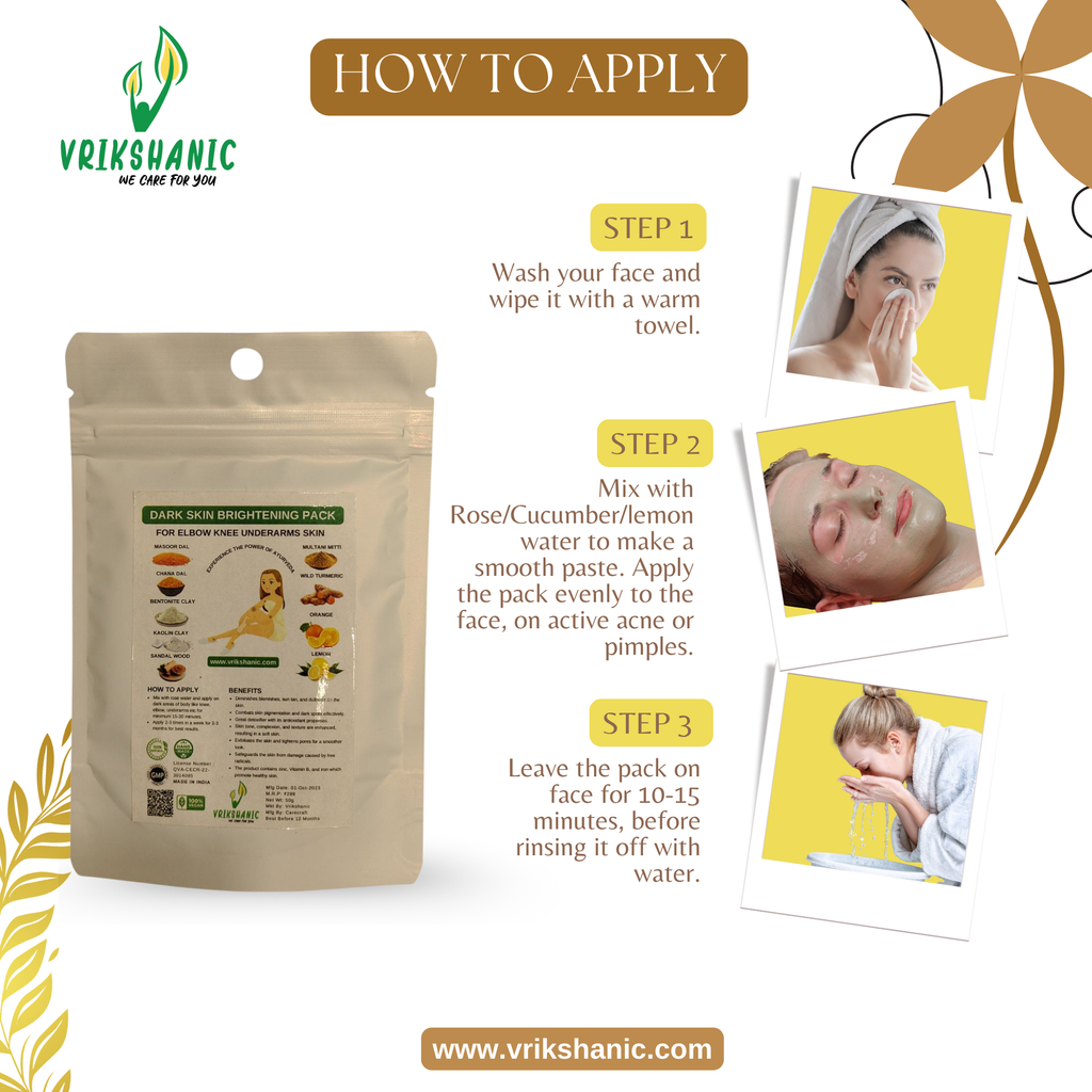 Dark Skin Brightening Pack