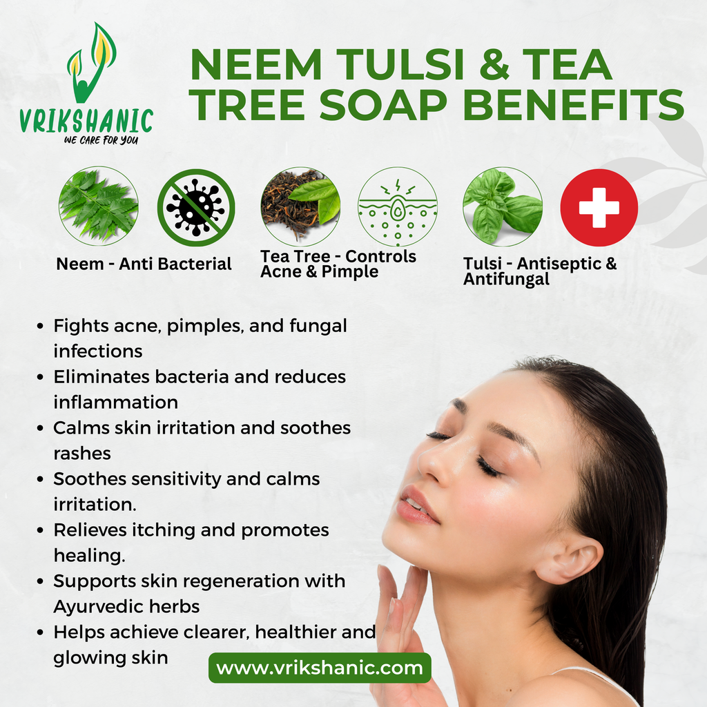 Neem Tulsi & Tea Tree Soap