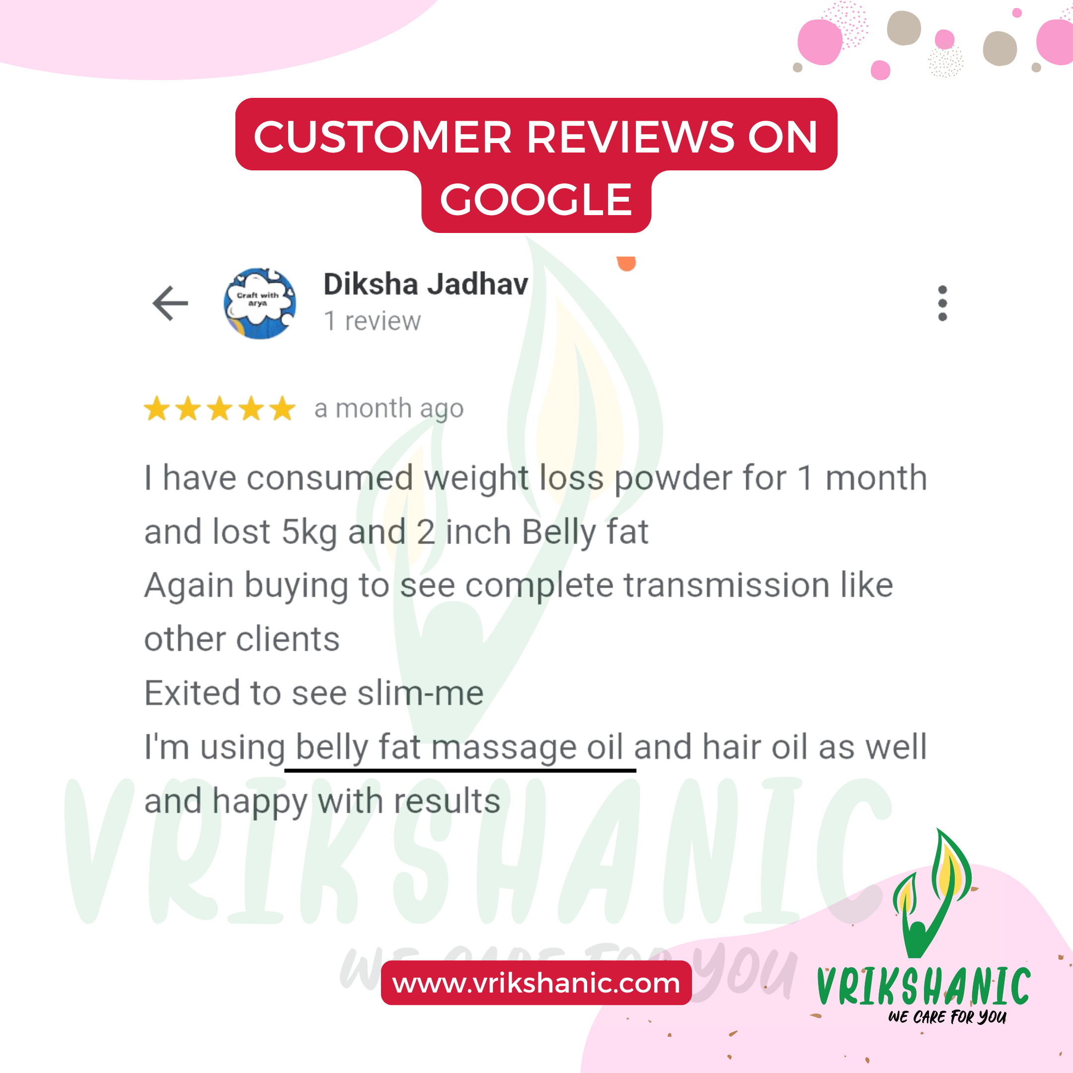 Belly Fat Massage Oil