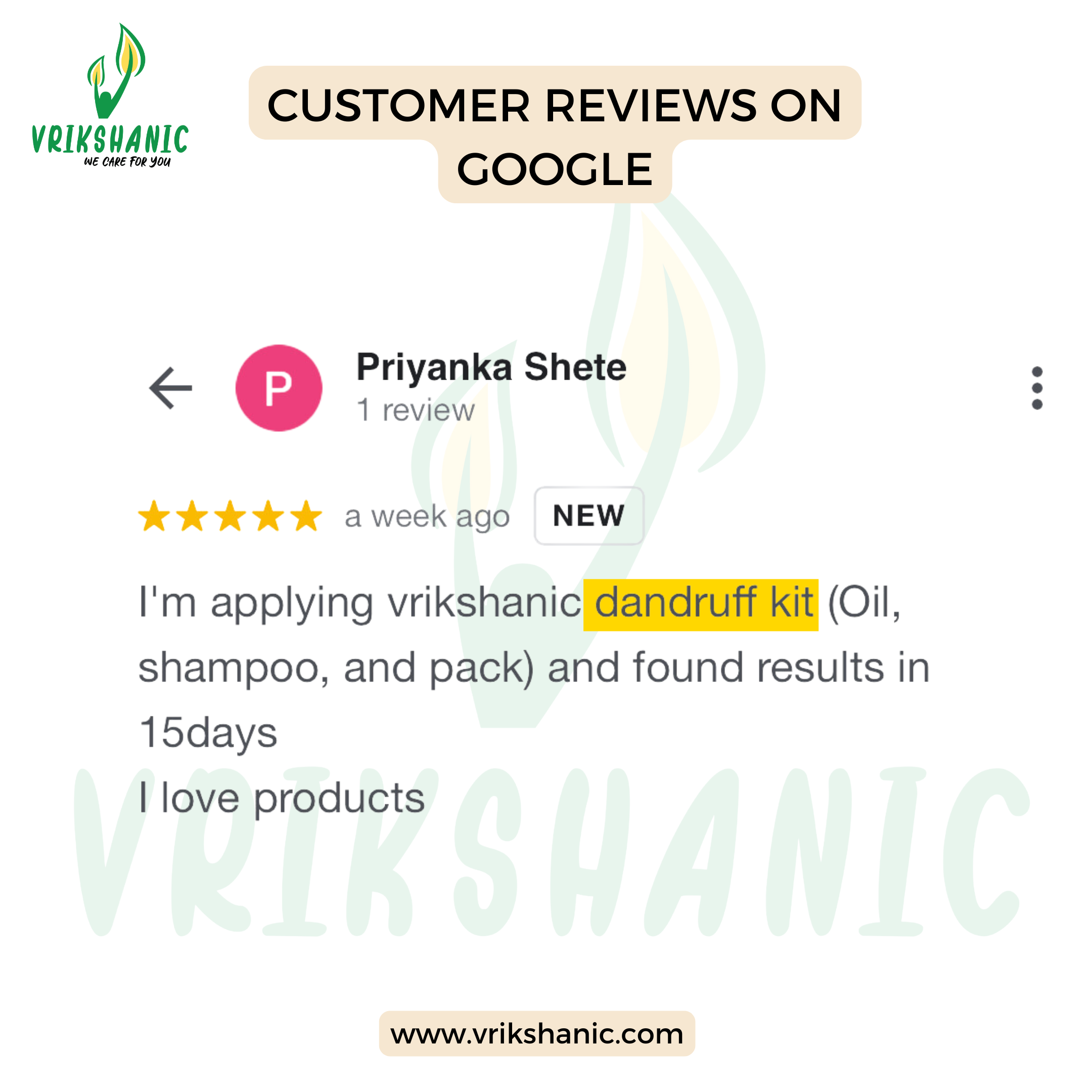 Anti-Dandruff Natural Shampoo