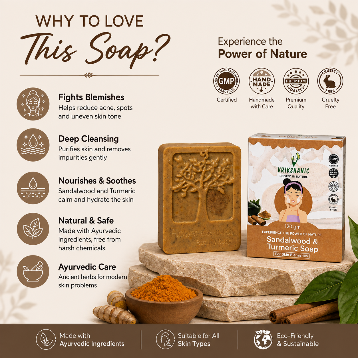 Sandalwood-Turmeric Soap