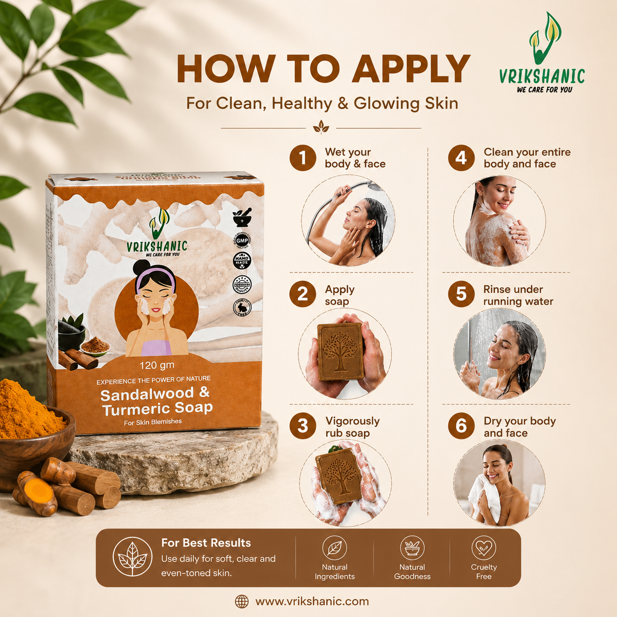 Sandalwood-Turmeric Soap