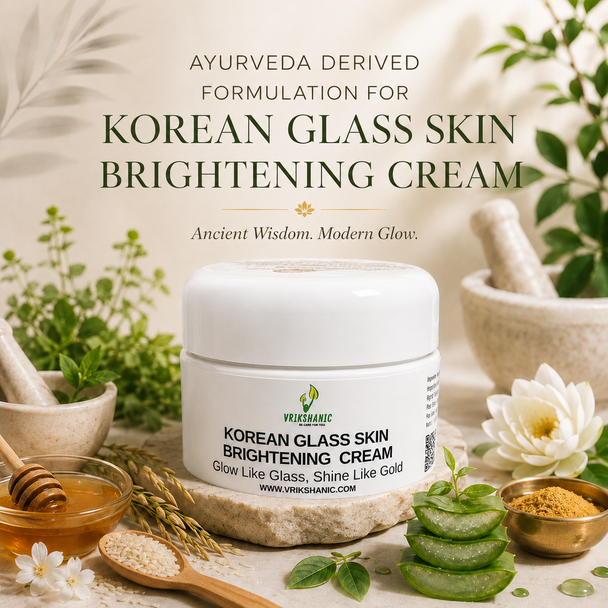 Korean Glass Skin Brightening Cream