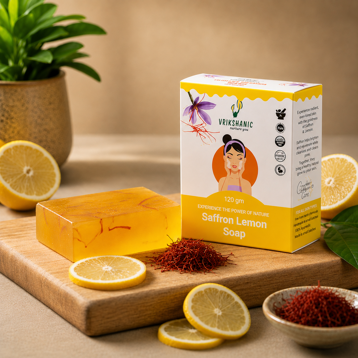 Saffron Lemon Soap