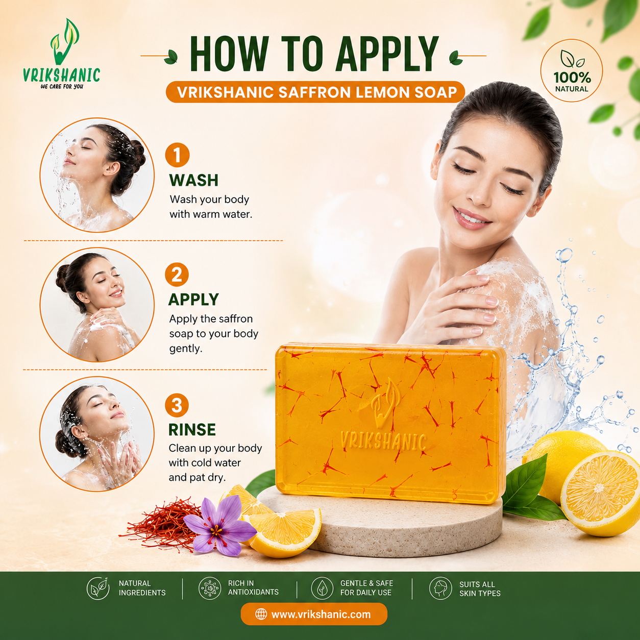 Saffron Lemon Soap