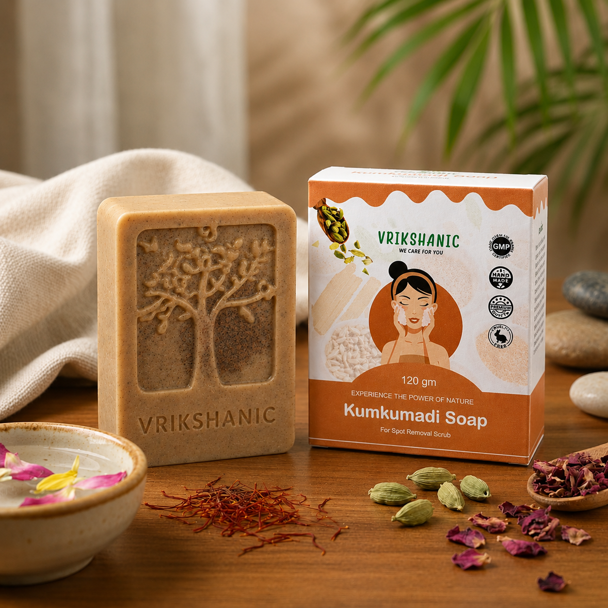 Kumkumadi Spot Removal Scrub Soap
