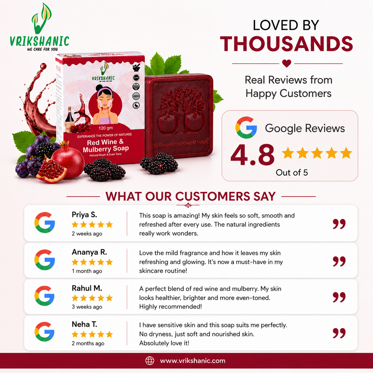 RED WINE & MULBERRY SOAP
