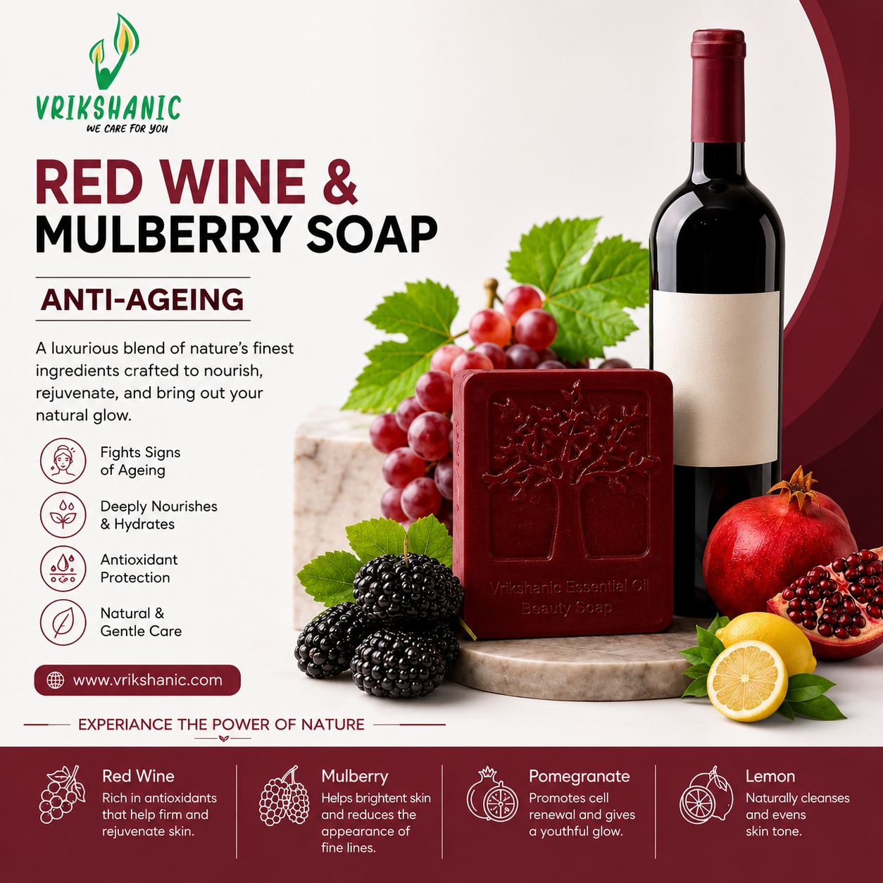 RED WINE & MULBERRY SOAP