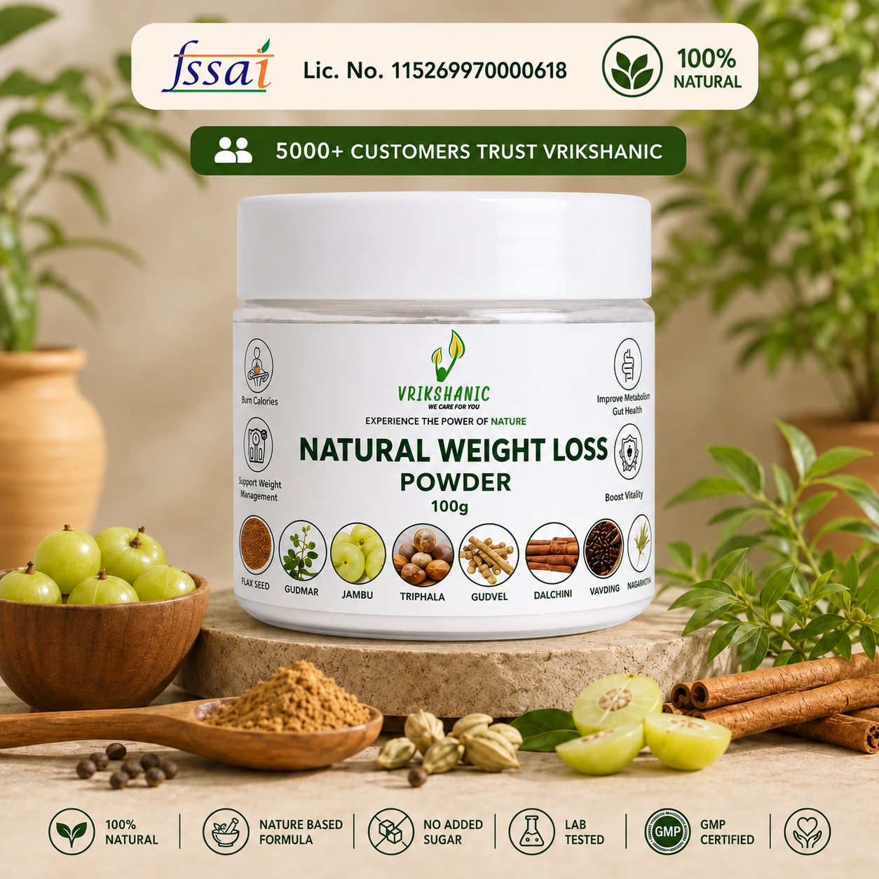 Natural Weight Loss Powder