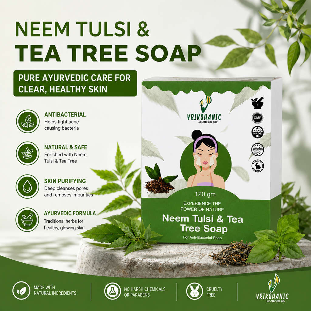 Neem Tulsi & Tea Tree Soap