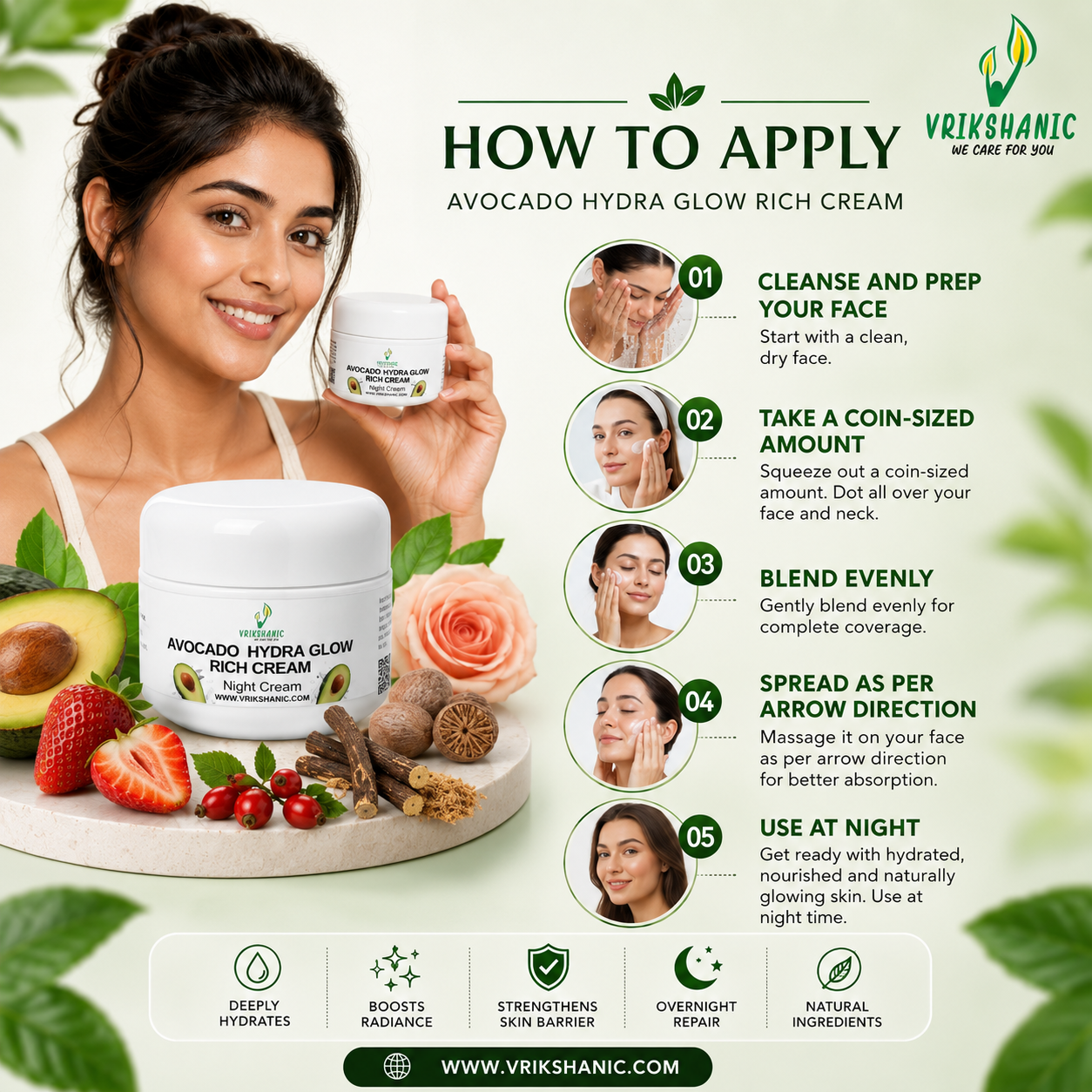 Avocado Hydra Glow Rich Cream