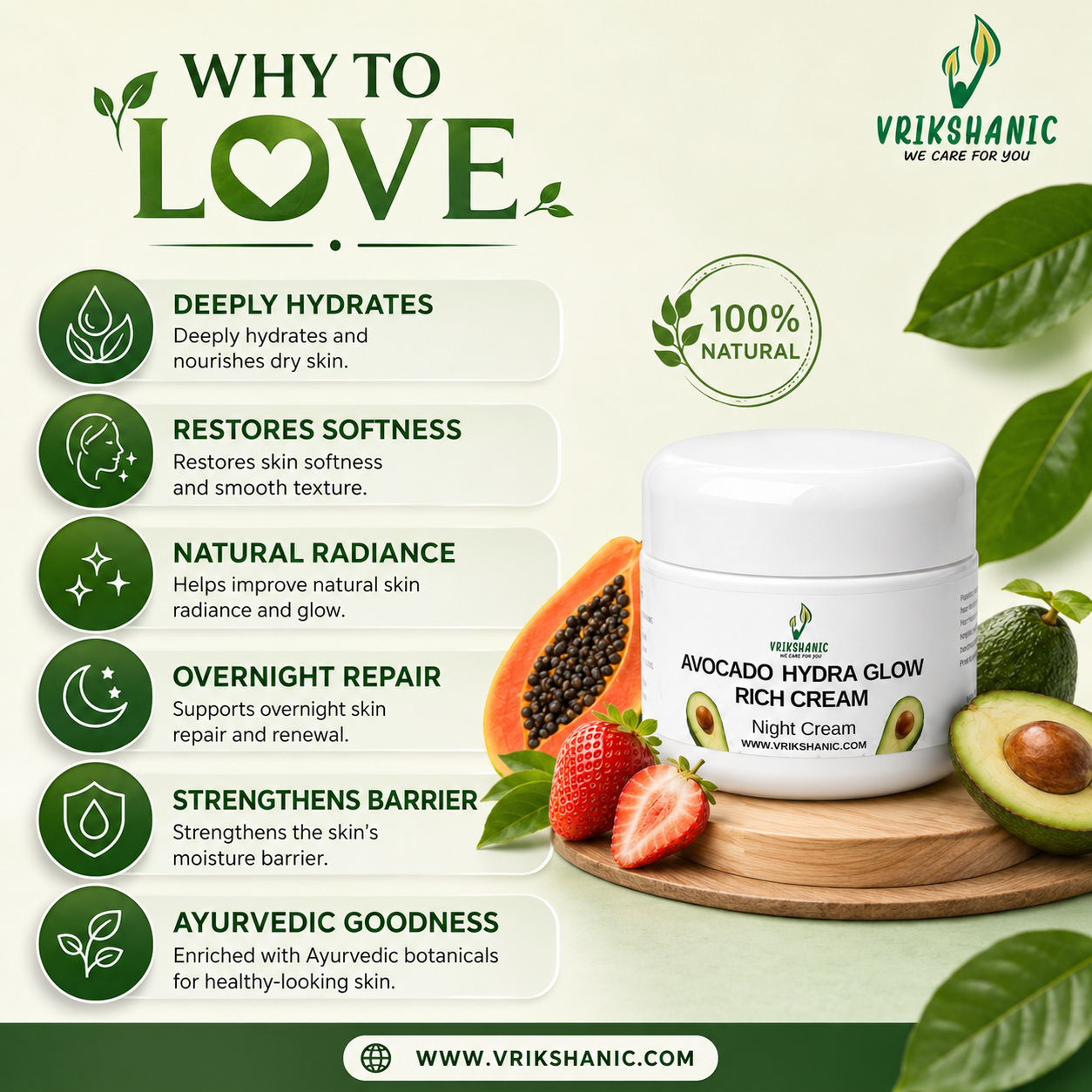 Avocado Hydra Glow Rich Cream