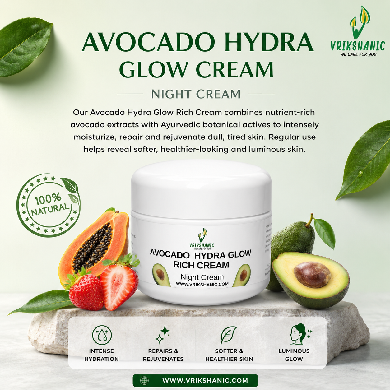 Avocado Hydra Glow Rich Cream