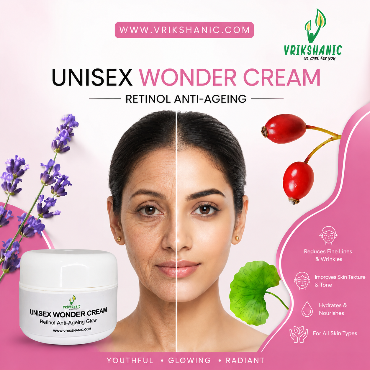 UNISEX WONDER CREAM ( RETINOL ANTI-AGEING)