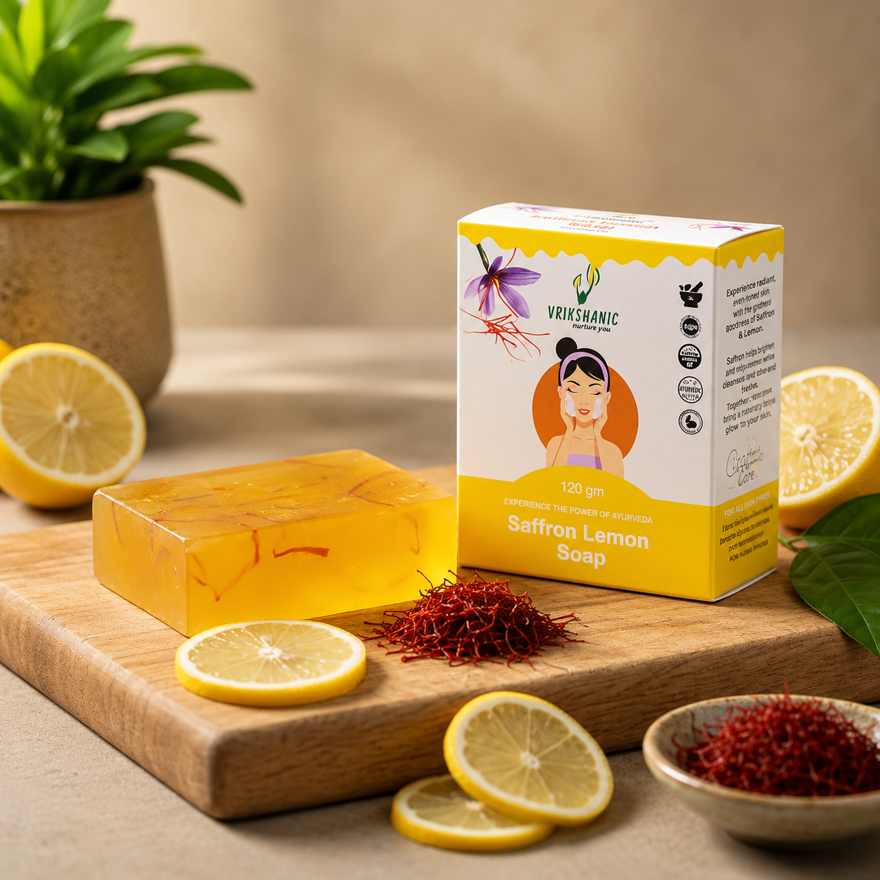 Saffron Lemon Soap