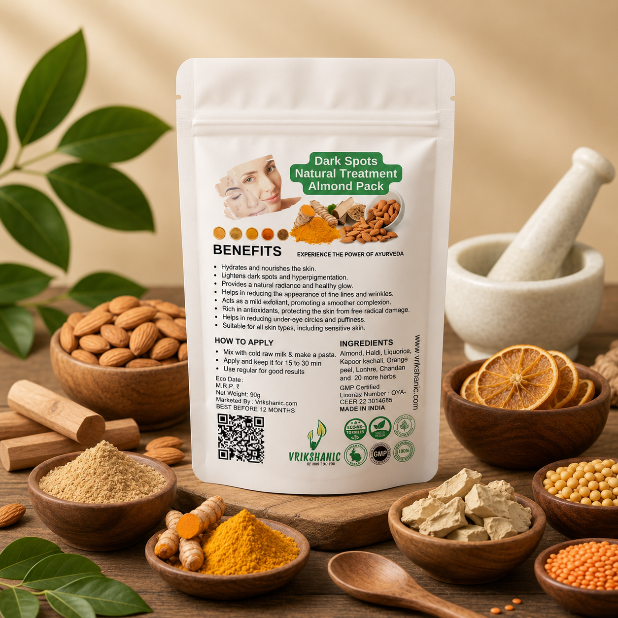 Dark Spots Natural Treatment Almond Pack