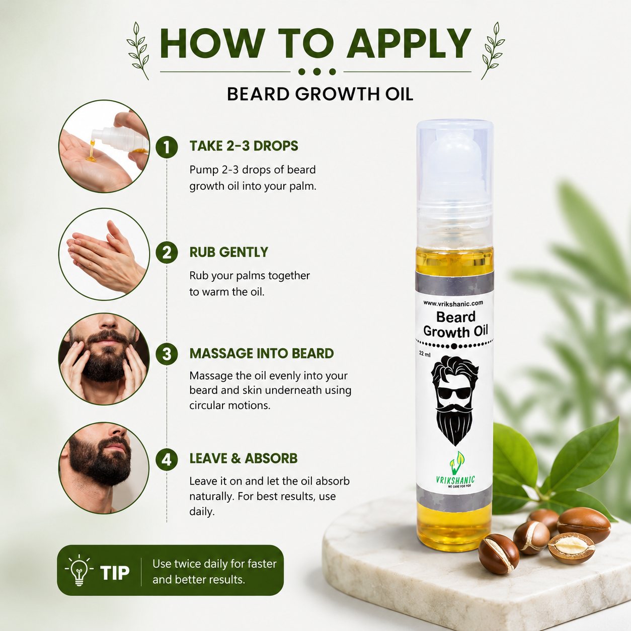 Beard Growth Oil For Male
