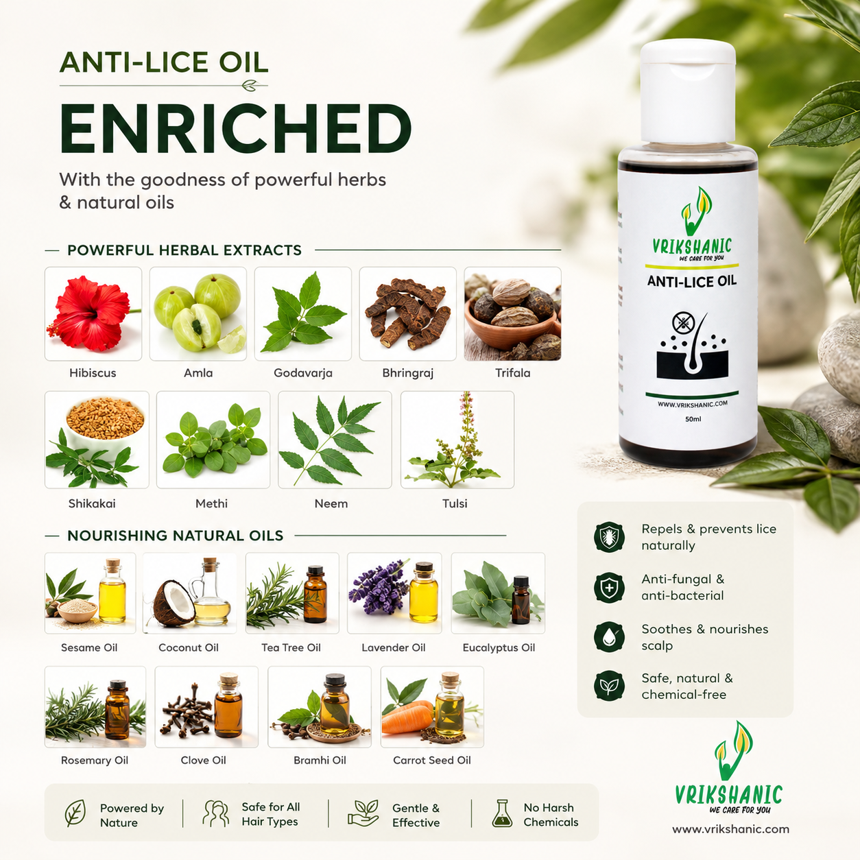 Anti-Lice oil