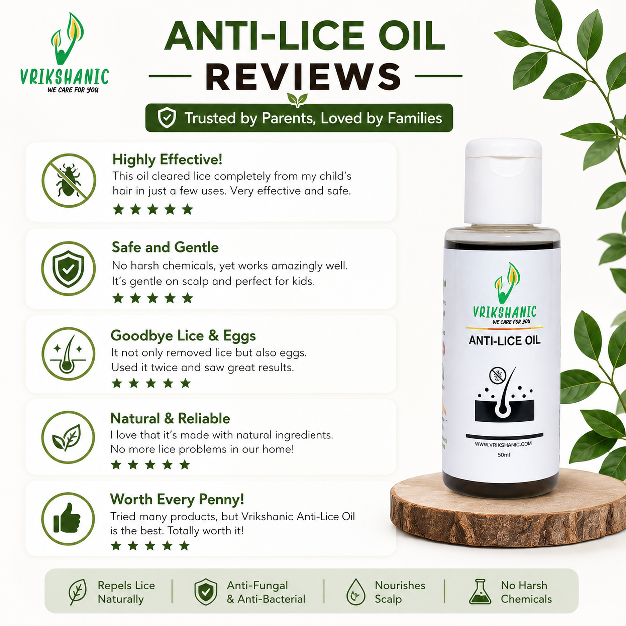Anti-Lice oil