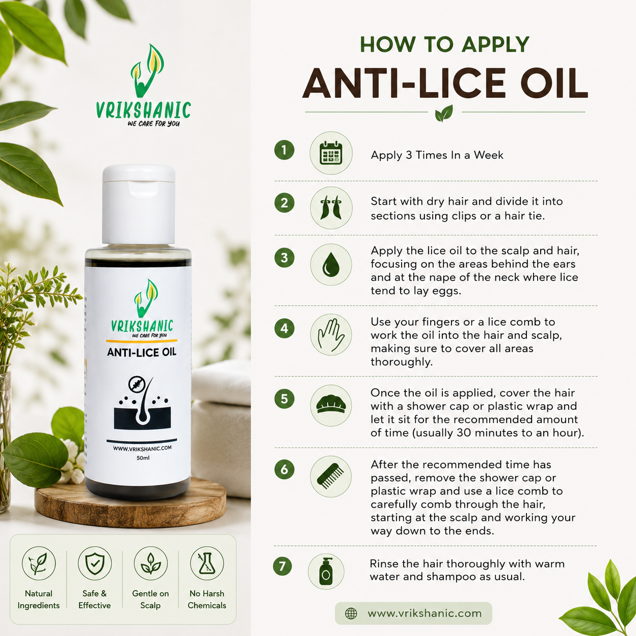 Anti-Lice oil
