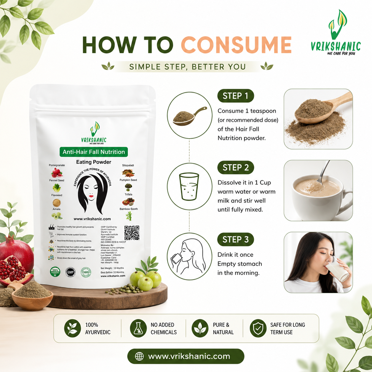 Anti-Hair Fall Nutrition