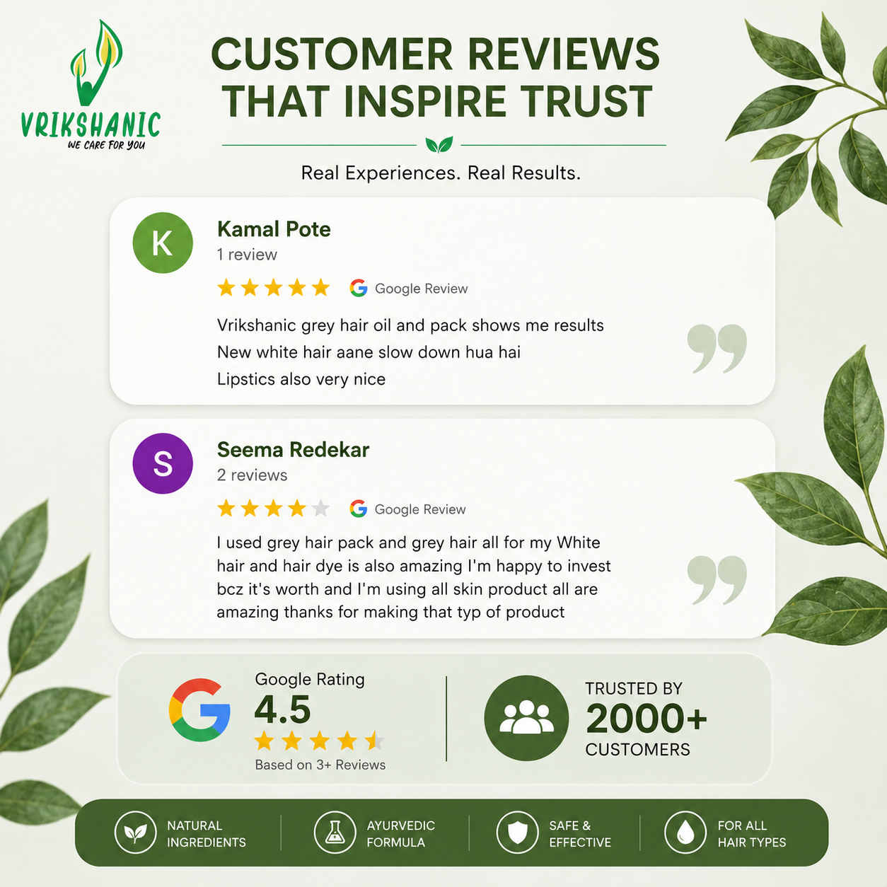Ayurvedic Herbal Grey Hair Oil