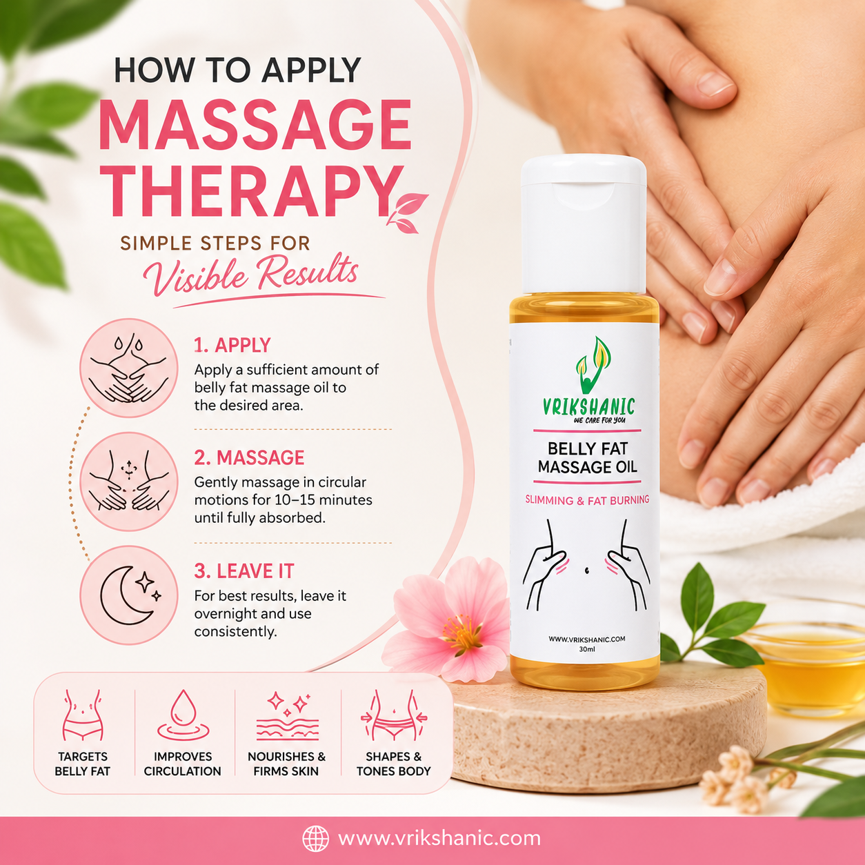 Belly Fat Massage Oil