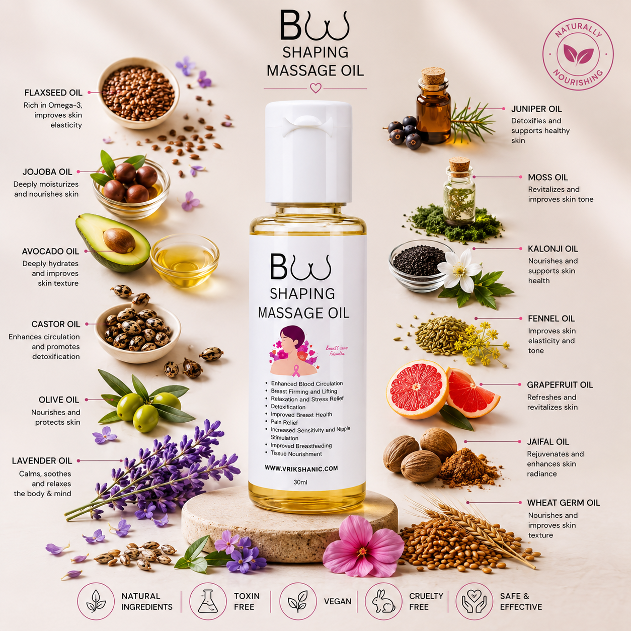 Boo Shaping Massage Oil