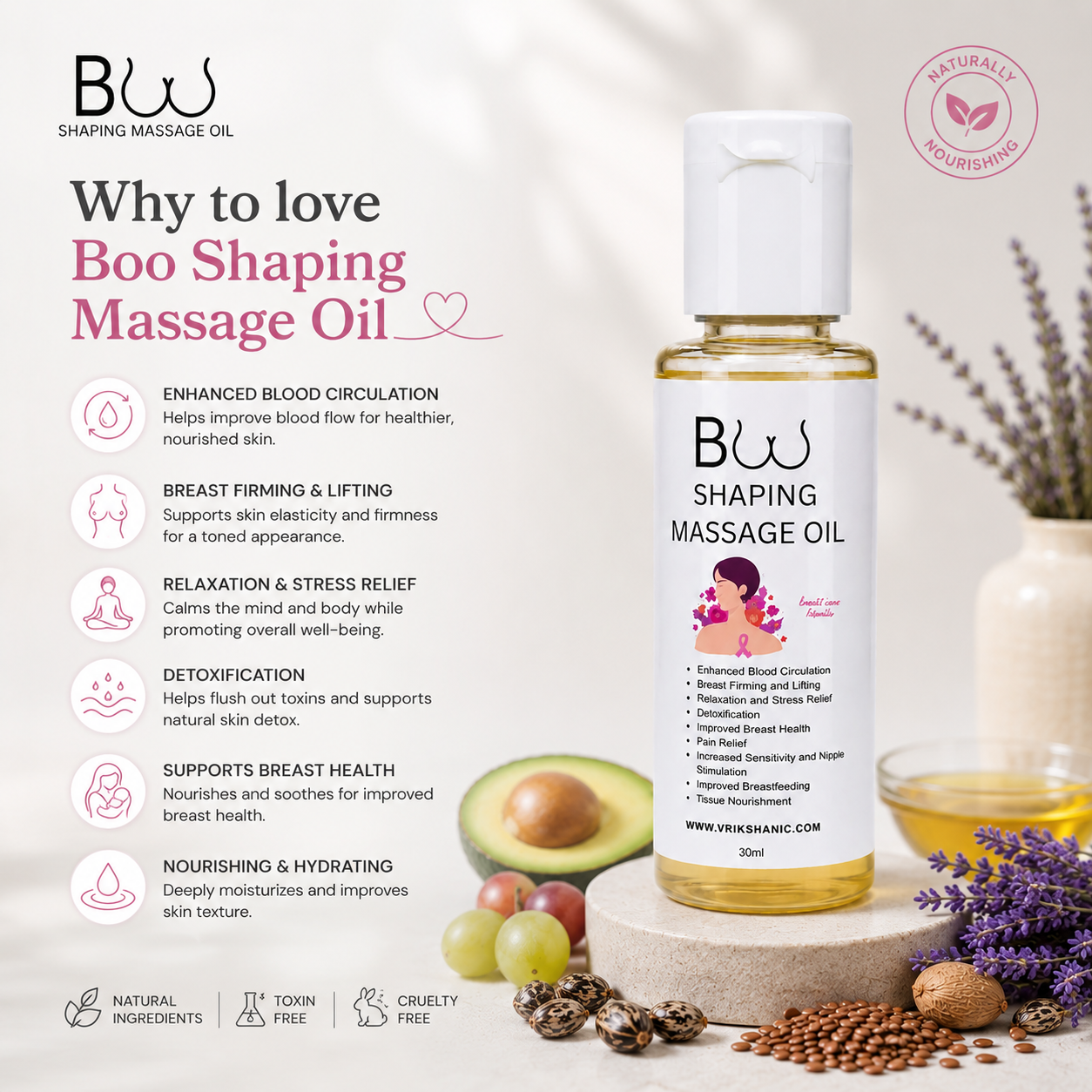 Boo Shaping Massage Oil