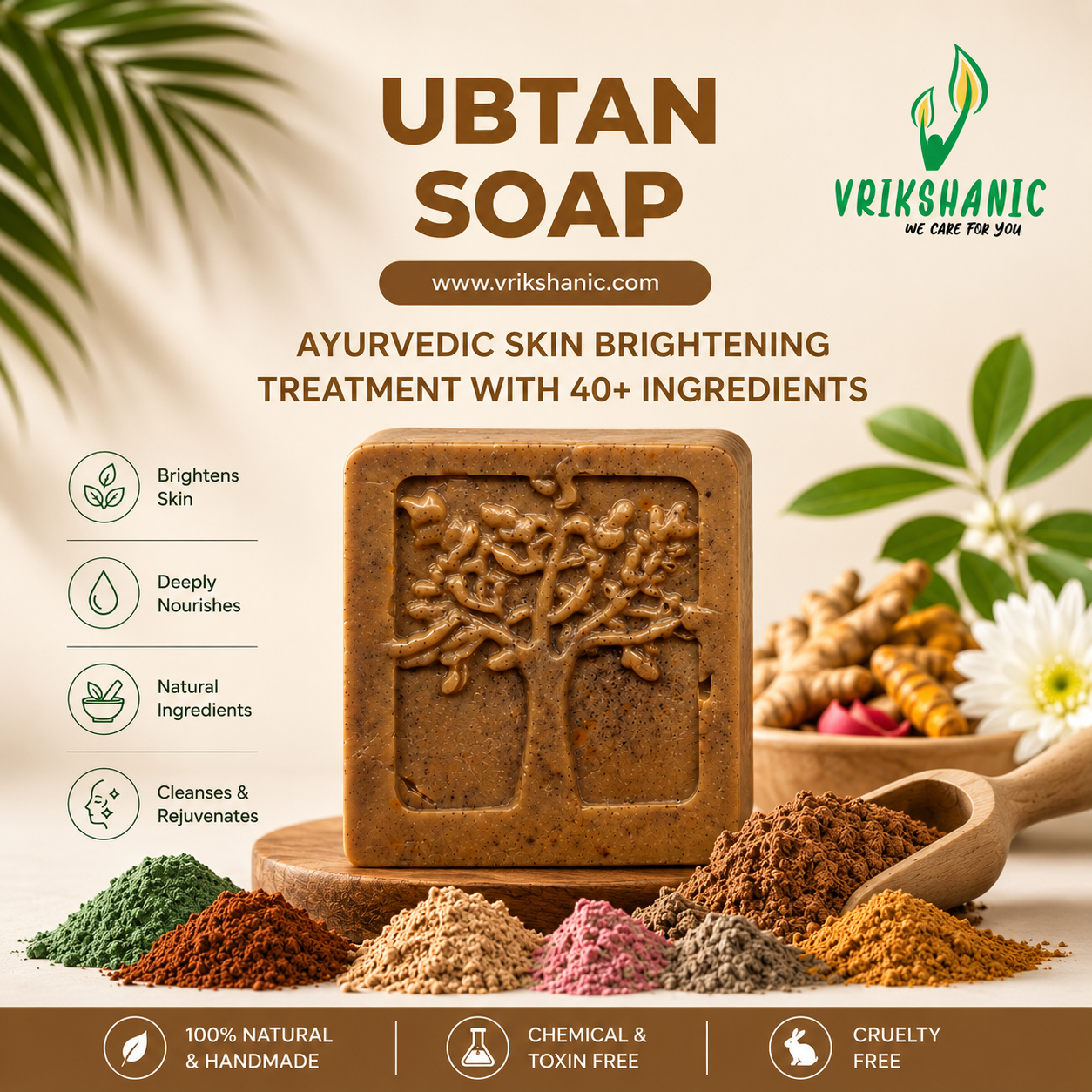 Ubtan Brightening Soap
