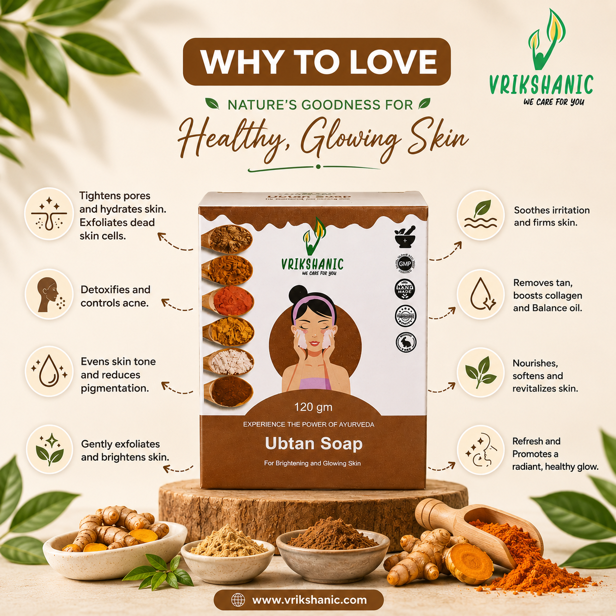 Ubtan Brightening Soap