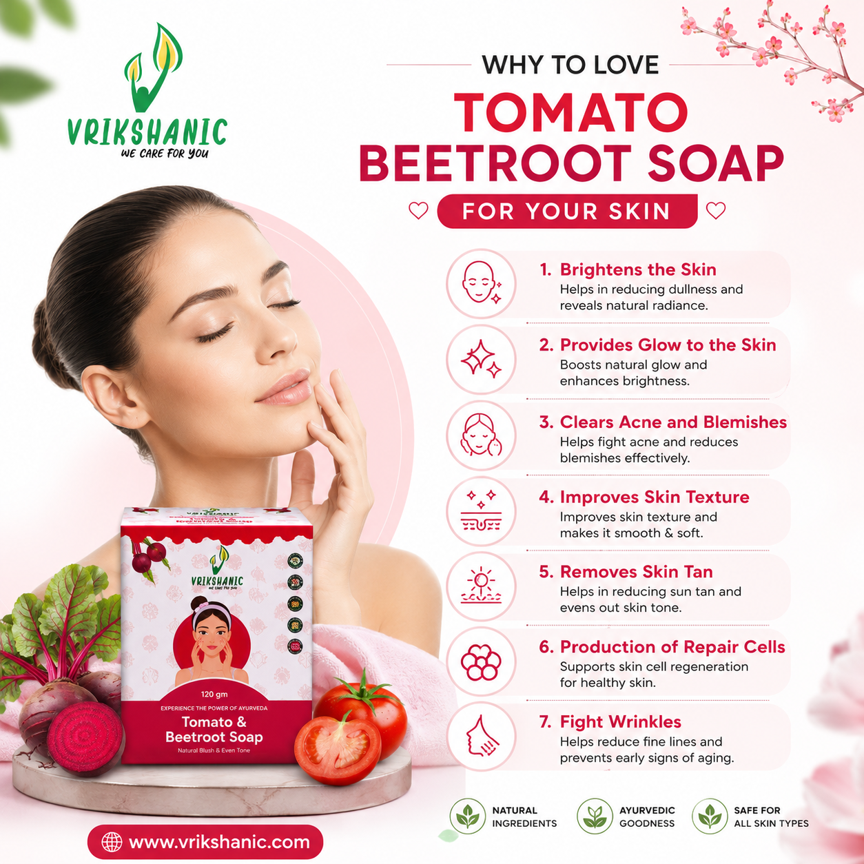 Tomato & Beetroot Soap