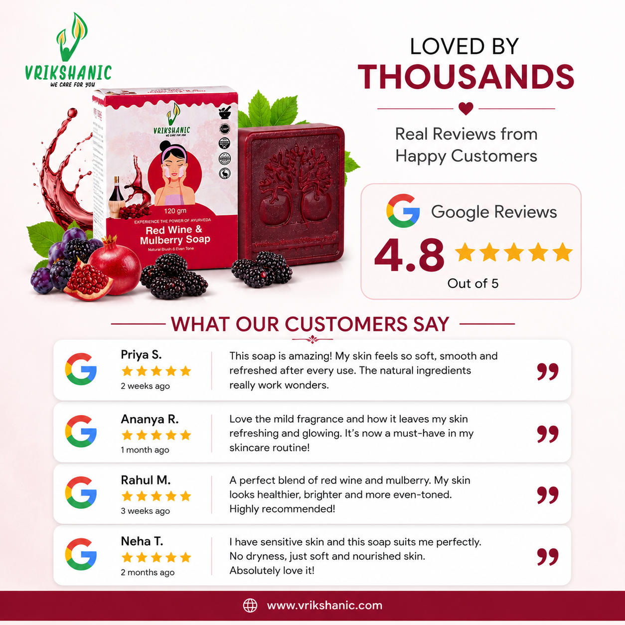 RED WINE & MULBERRY SOAP