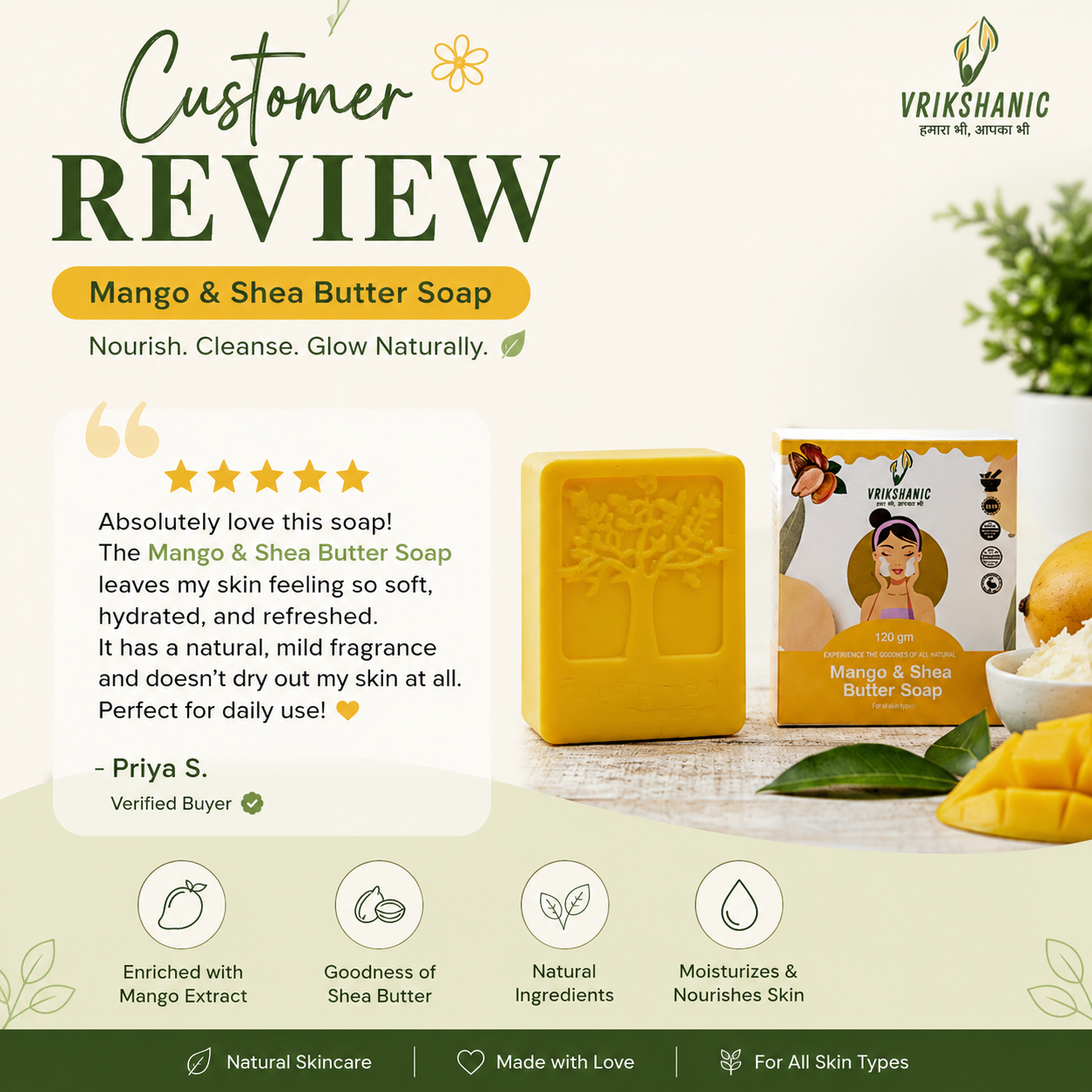 Mango Shea Butter Soap