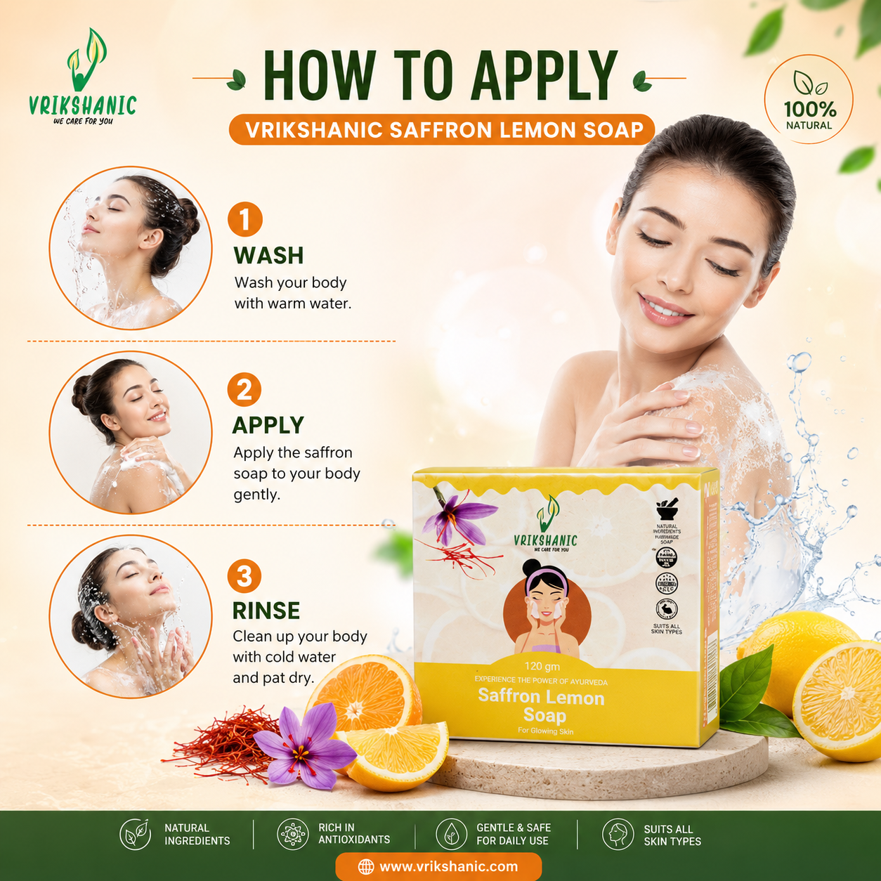 Saffron Lemon Orange Soap